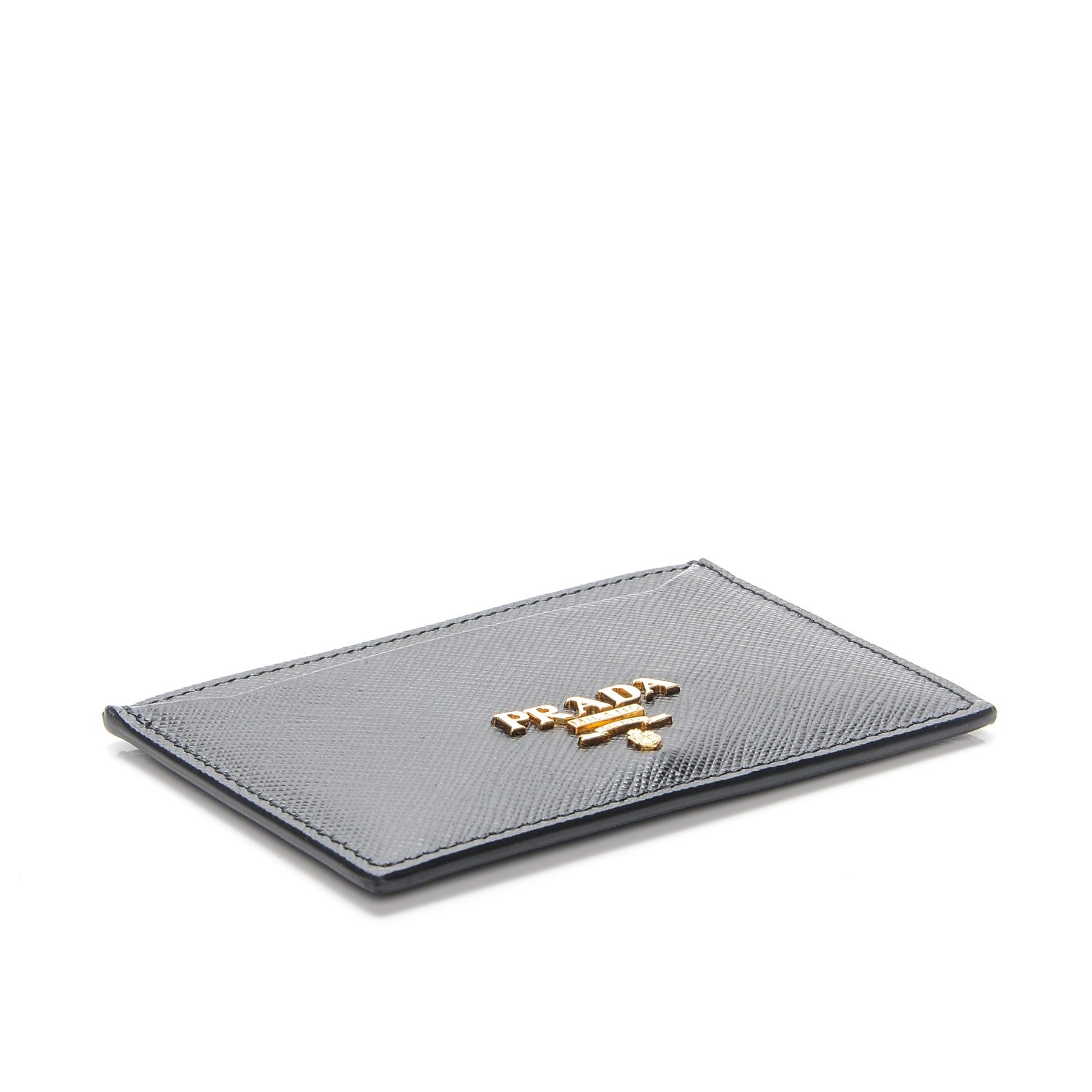 Prada Saffiano Metal Card Case Black 4 of 7