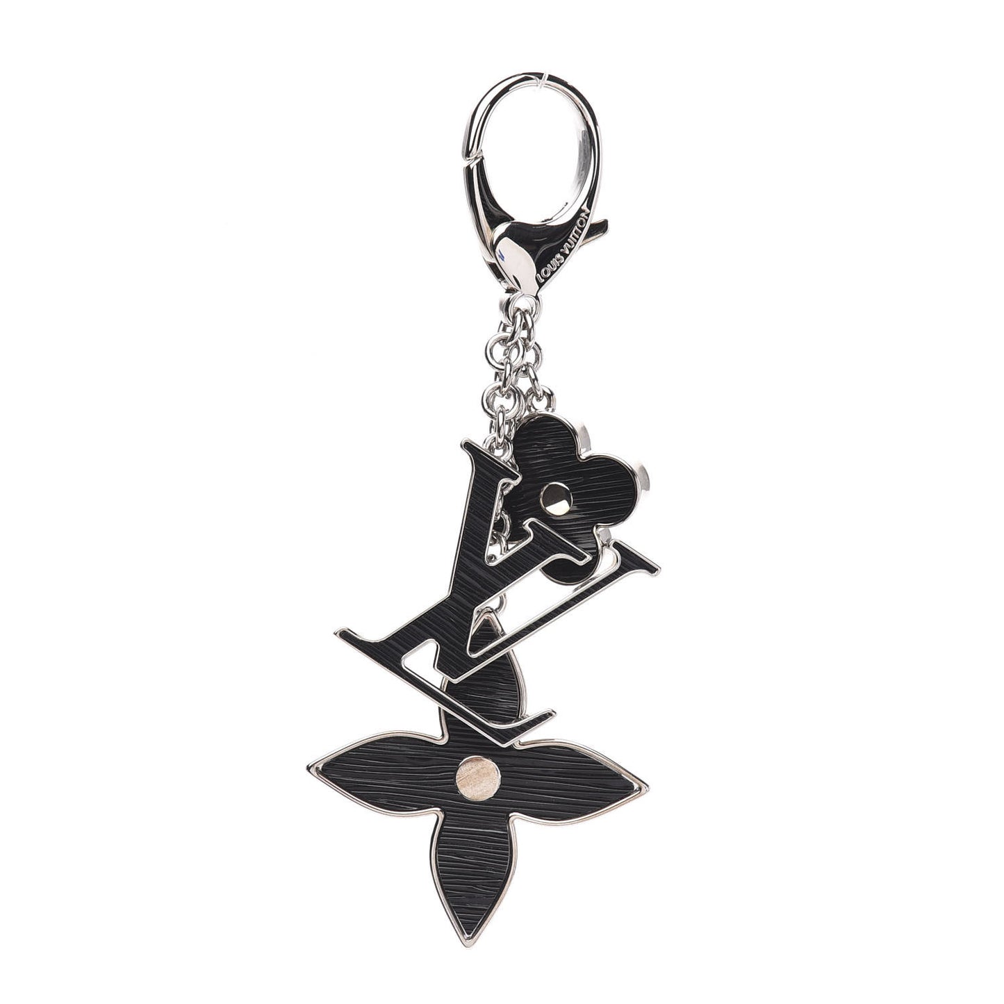 Electric Epi Fleur d'Epi Bag Charm Black