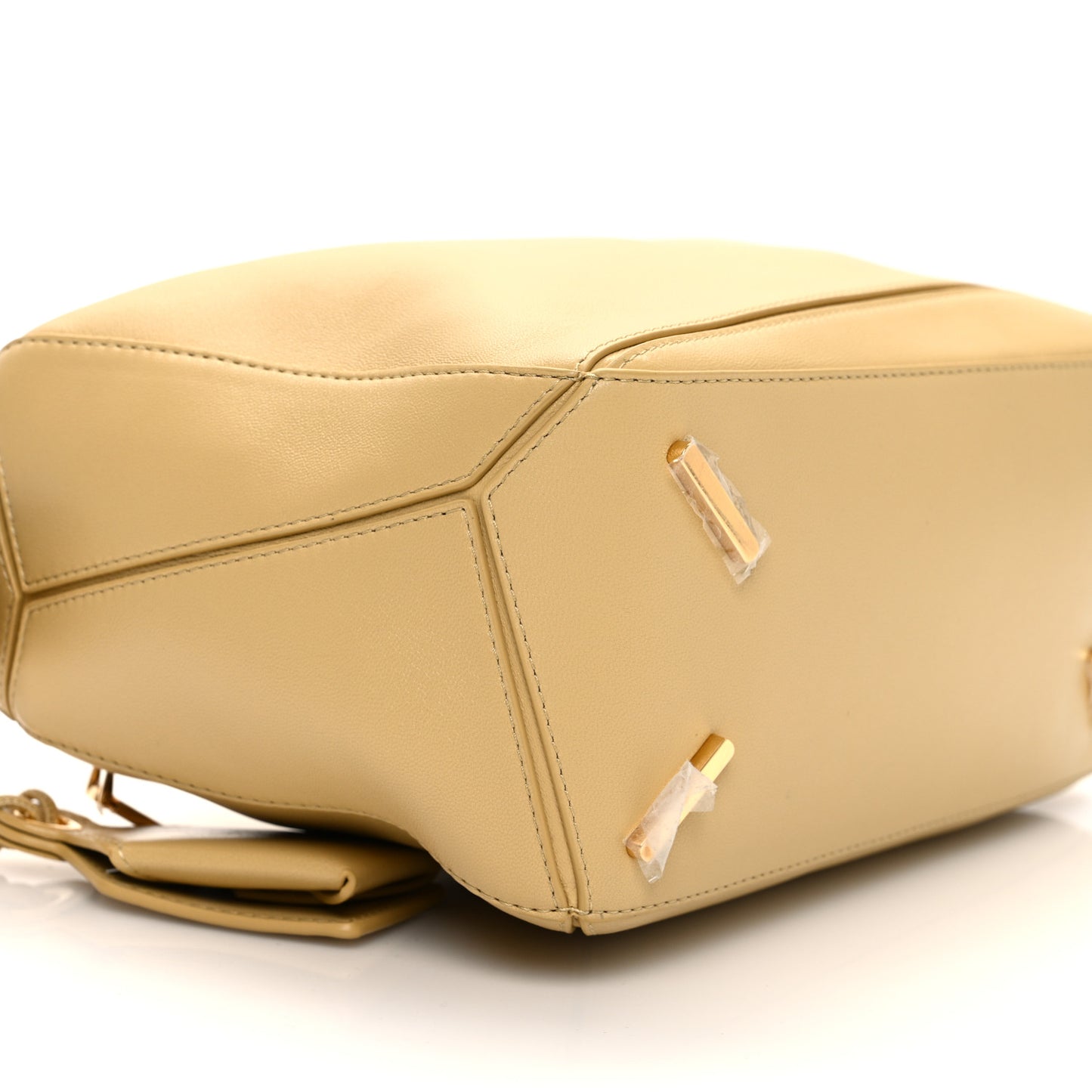Calfskin Small Puzzle Bag Dark Butter