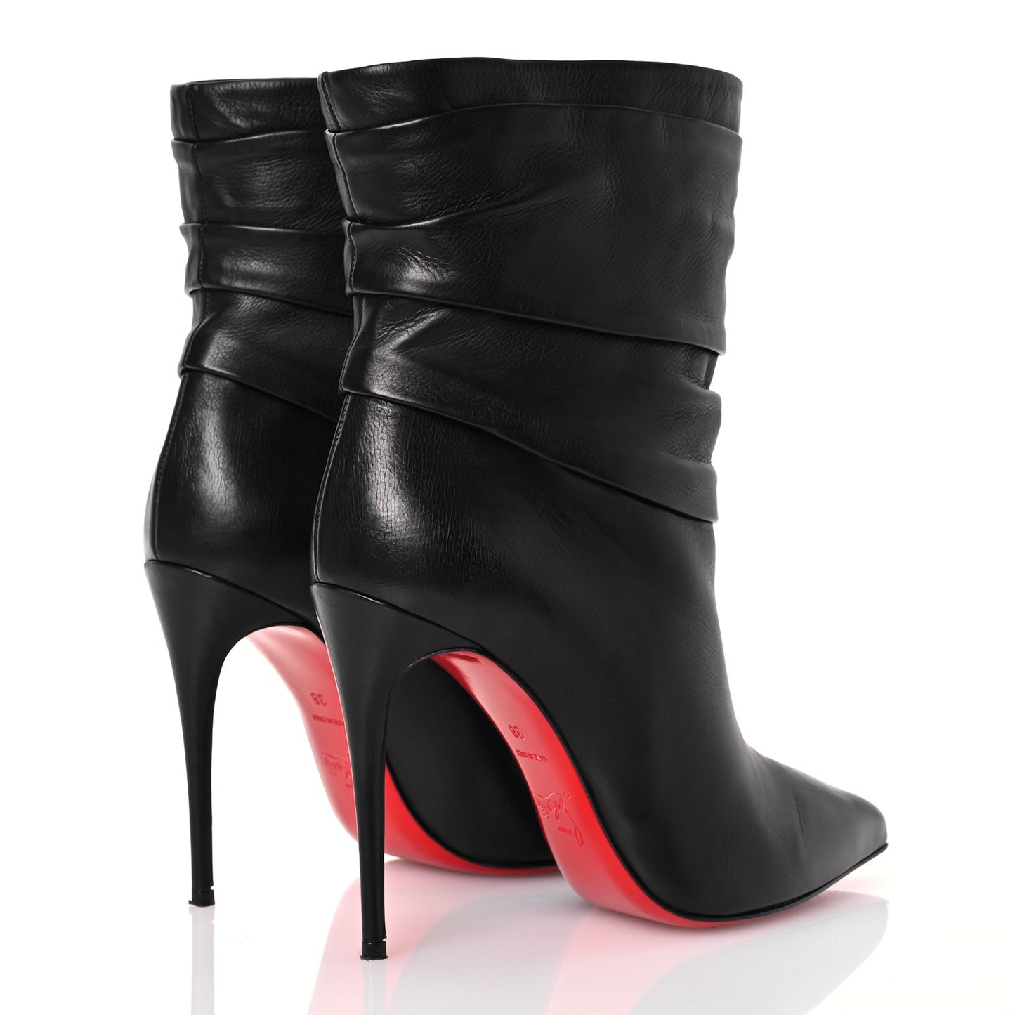 Calfskin Ishtar 100 Booties 37 Black