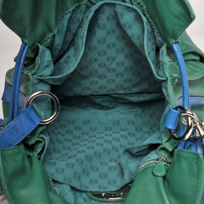 Loewe Calfskin Flamenco Shoulder Bag Green 7 of 14