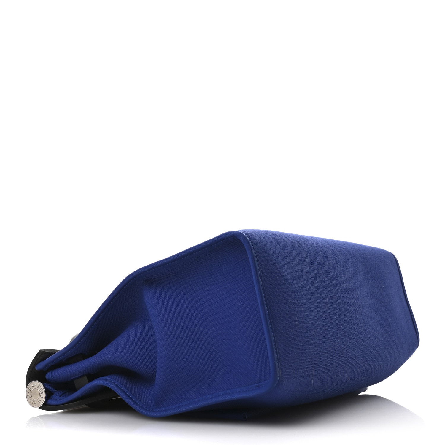 Hermes Vache Hunter Toile Militaire Herbag Zip 31 PM Bleu Electrique Bleu Indigo 5 of 11