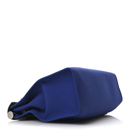 Hermes Vache Hunter Toile Militaire Herbag Zip 31 PM Bleu Electrique Bleu Indigo 5 of 11