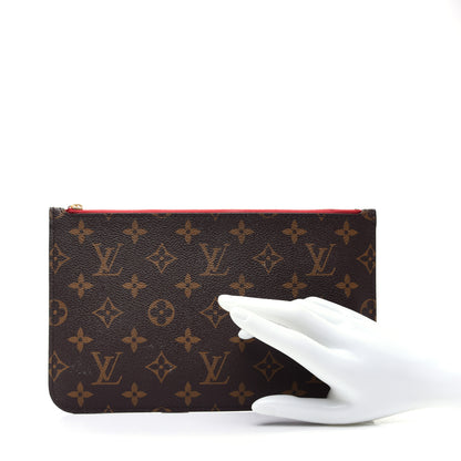 Louis Vuitton Monogram Neverfull MM GM Pochette Cherry 2 of 11