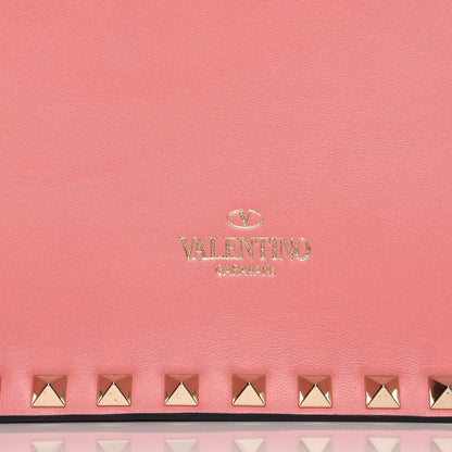 Valentino Garavani Nappa Rockstud Wristlet Clutch Paradise Rose 8 of 8