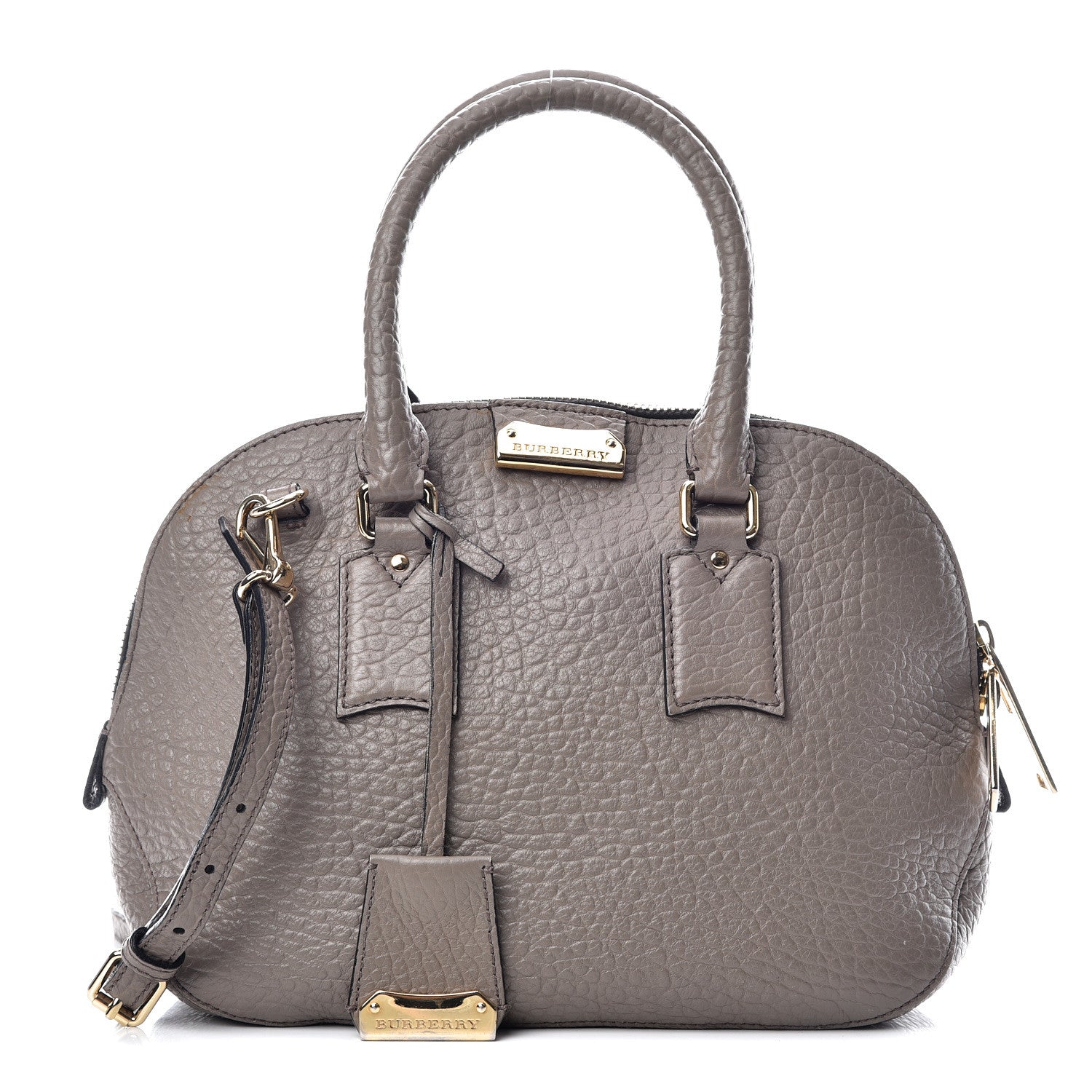 Burberry Heritage Grain Small Orchard Bowling Bag Pale Taupe 1 of 21