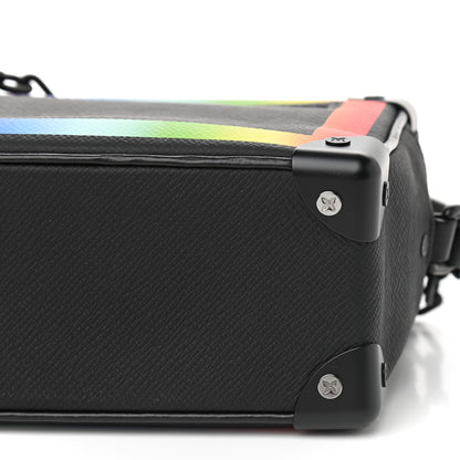 Louis Vuitton Taiga Rainbow Mini Soft Trunk Black 6 of 8