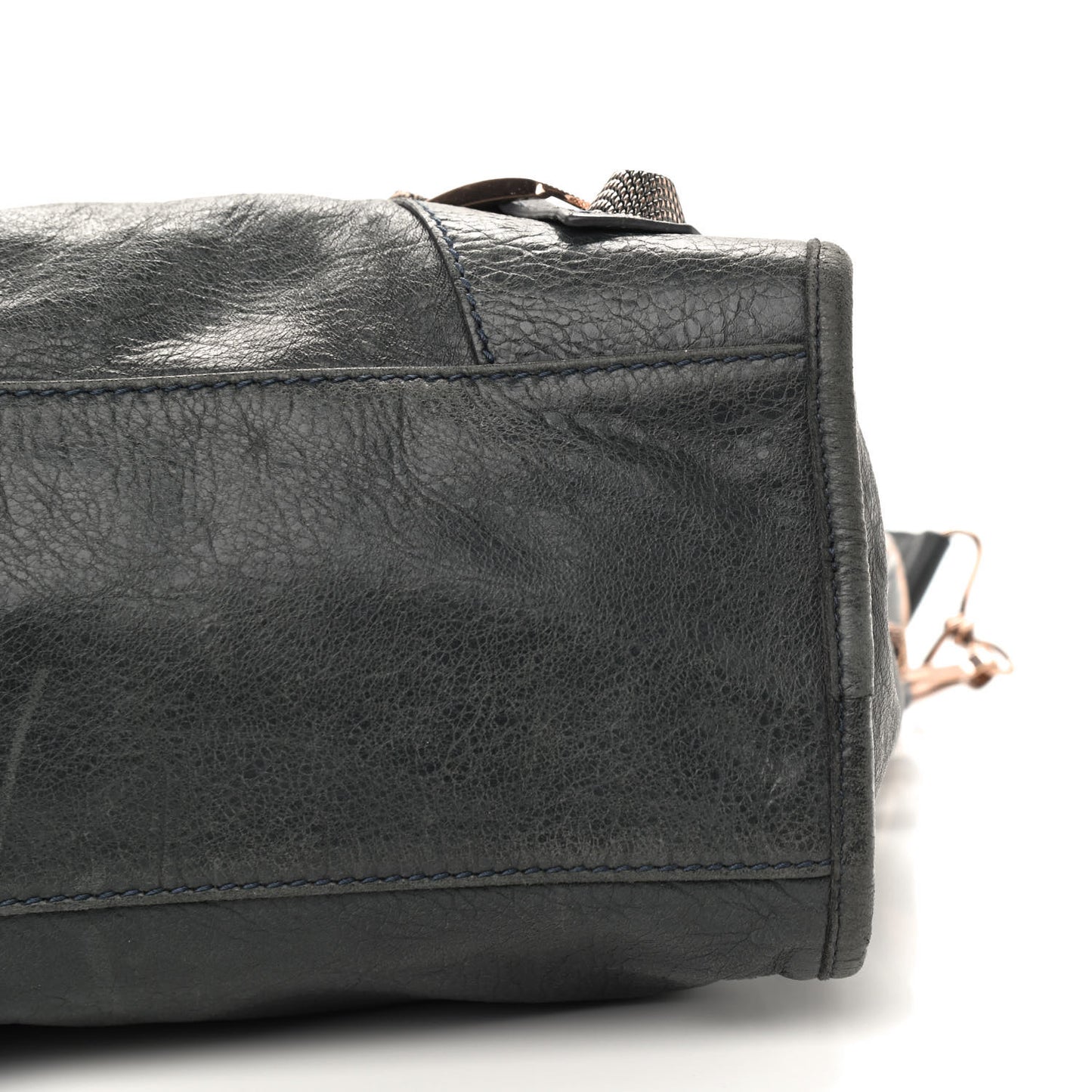 Agneau Giant 21 Rose Gold Hardware City Anthracite