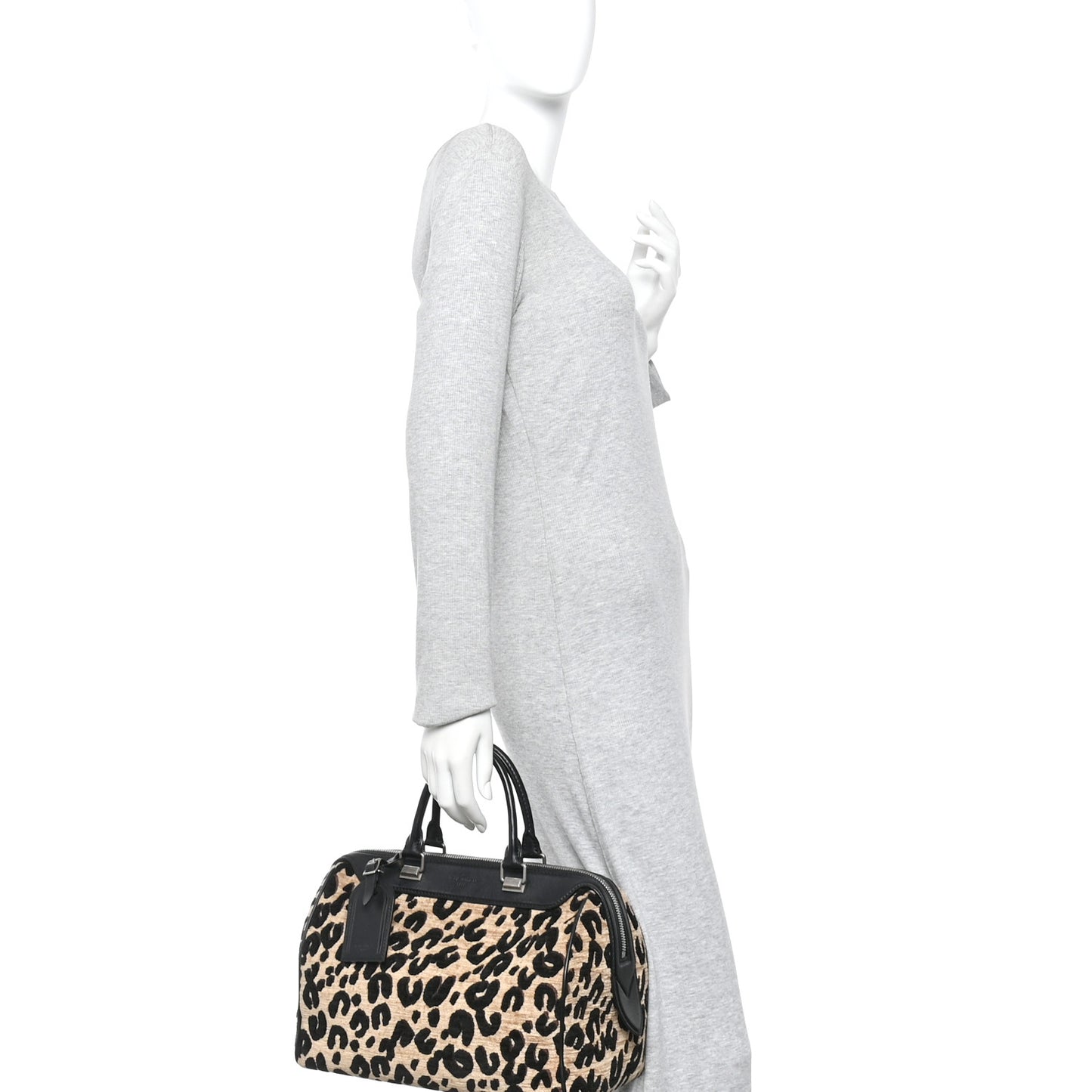 Jacquard Velvet Leopard Print Stephen Sprouse Speedy