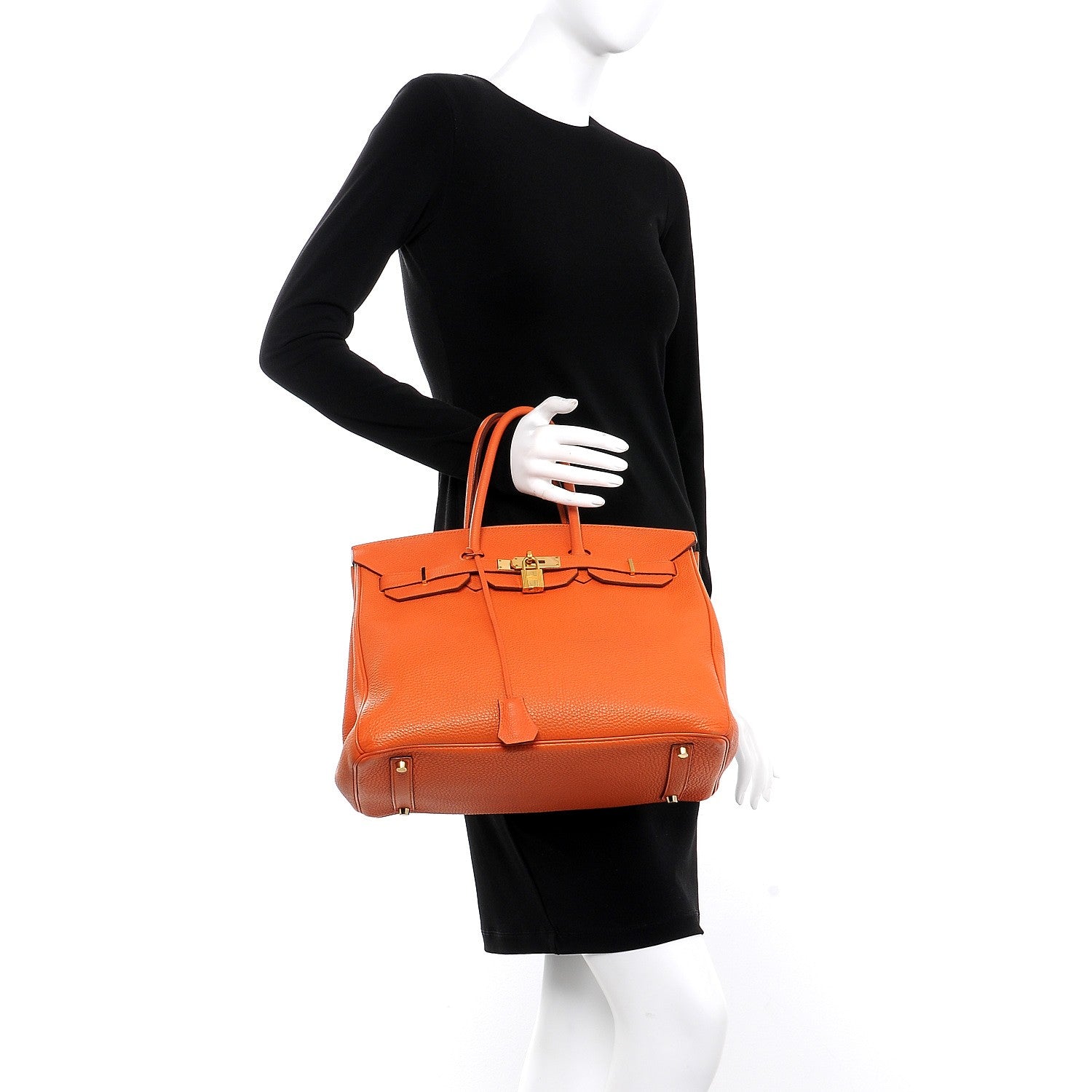 Hermes Togo Birkin 35 Orange 2 of 36