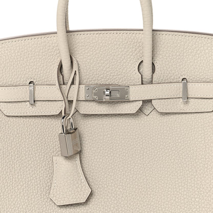 Hermes Togo Birkin 25 Craie 8 of 14