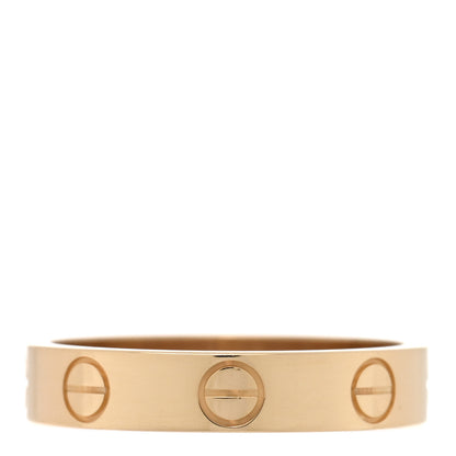 Cartier 18K Yellow Gold 3.5mm LOVE Wedding Band Ring 50 5.25 3 of 5