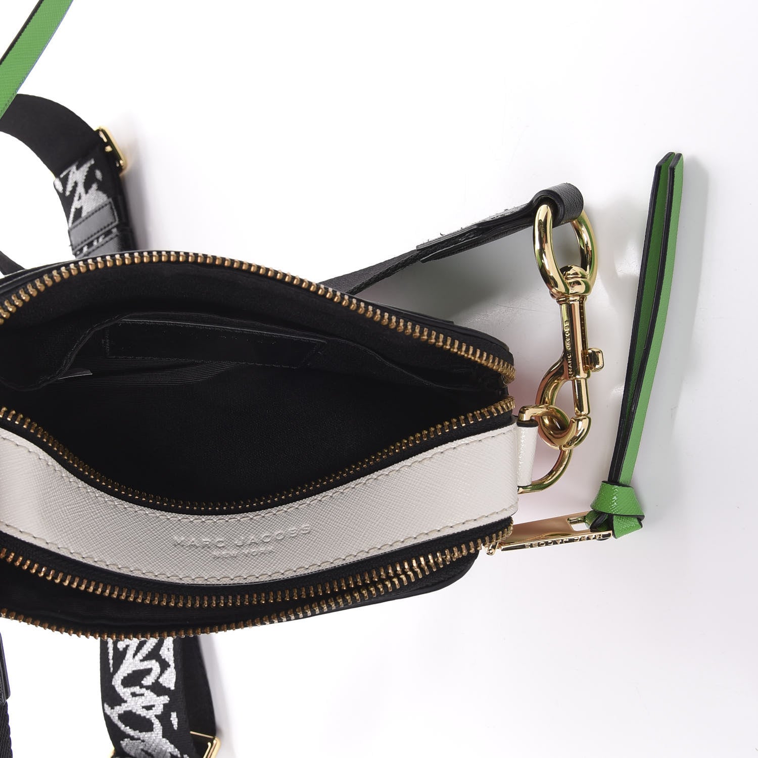 Marc Jacobs Saffiano Small Snapshot Camera Bag Black Multicolor 6 of 9