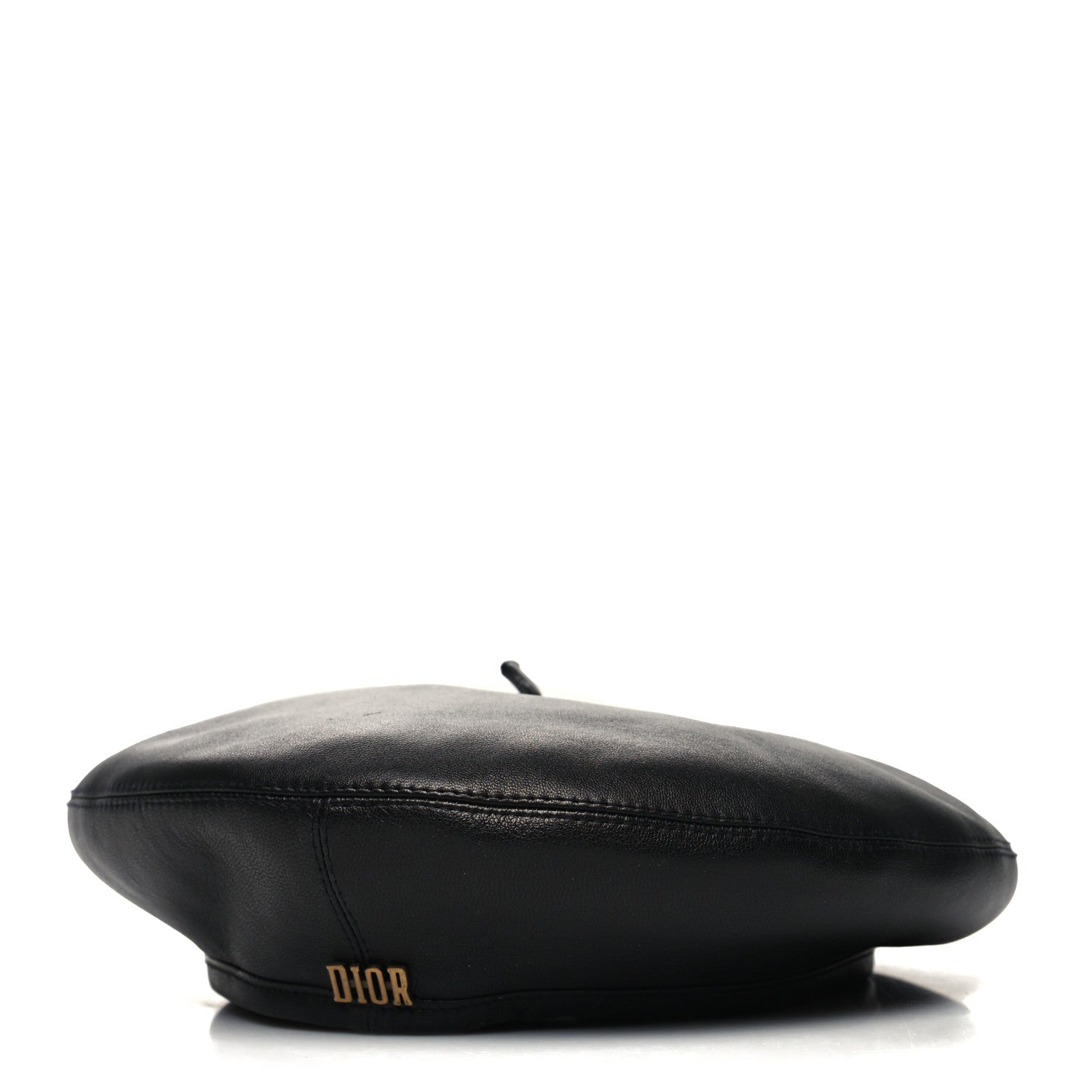 Christian Dior Lambskin D-Dream Beret 58 Black 1 of 8