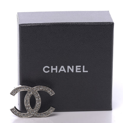 Chanel Crystal Palais Garnier CC Brooch Silver 5 of 5
