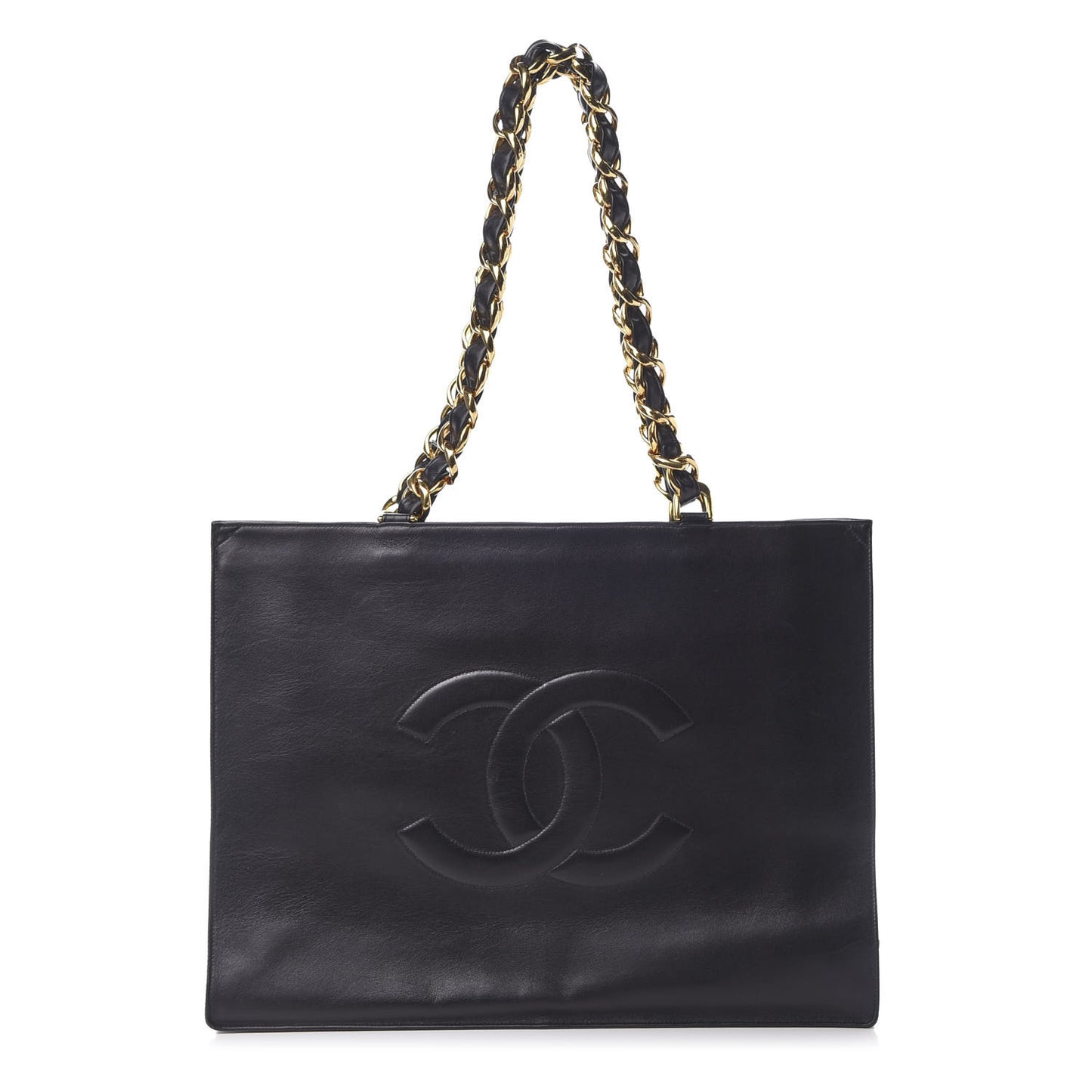 Lambskin CC Shoulder Bag Black