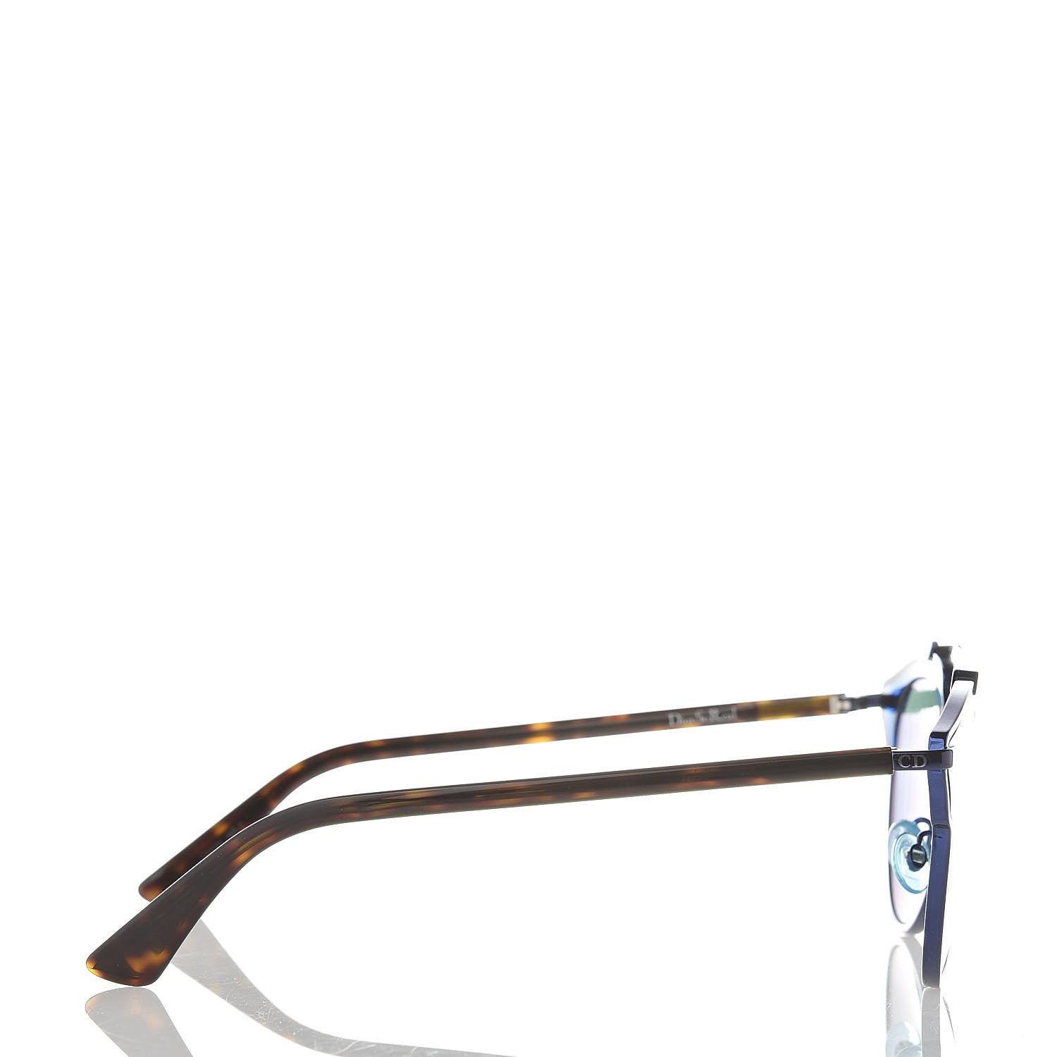 Christian Dior So Real Sunglasses Blue Havana 3 of 8