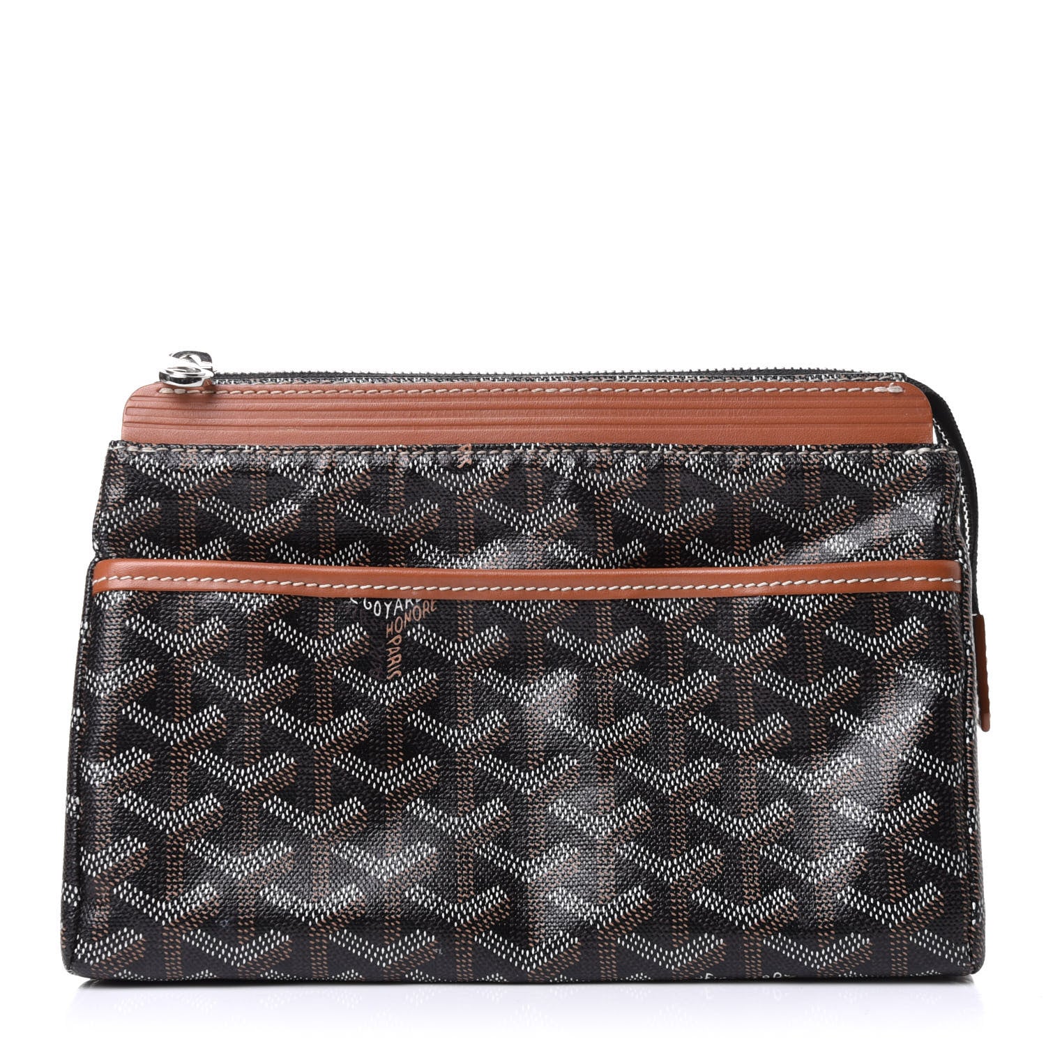 Goyard Goyardine Miroir Toiletry Bag PM Black Gold 1 of 9