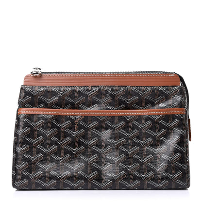 Goyard Goyardine Miroir Toiletry Bag PM Black Gold 1 of 9