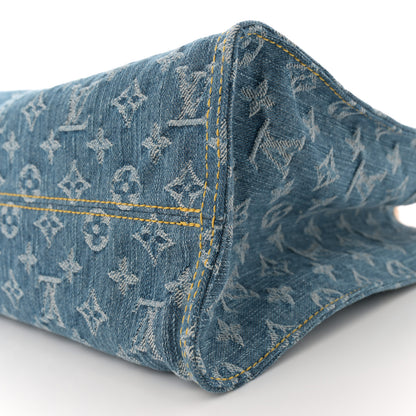 Louis Vuitton Monogram Denim Onthego MM Blue 9 of 9
