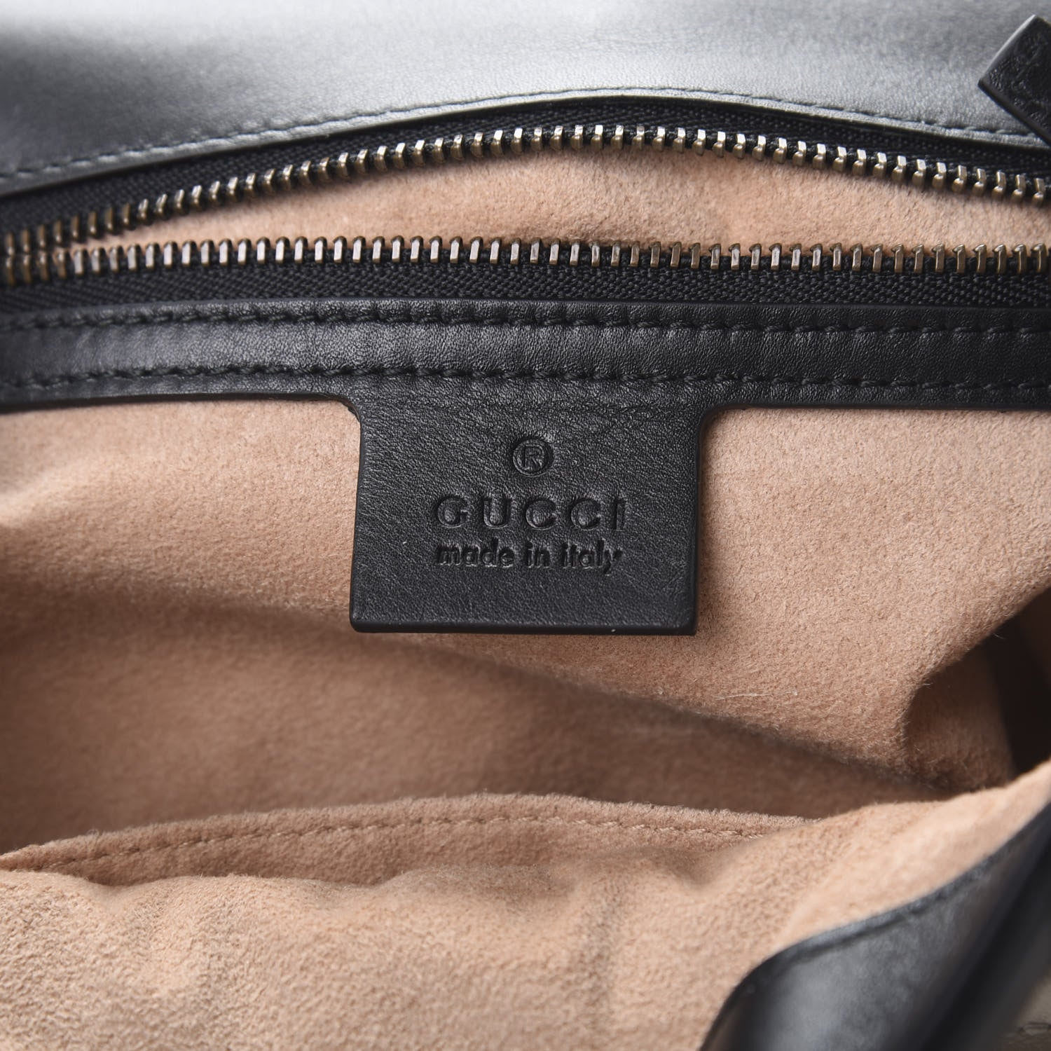 Gucci Calfskin Bamboo Trapuntata Queen Margaret Backpack Mystic White Black 5 of 10