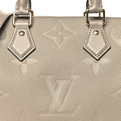 Louis Vuitton Empreinte Monogram Giant Speedy Bandouliere 25 Tourterelle 7 of 9