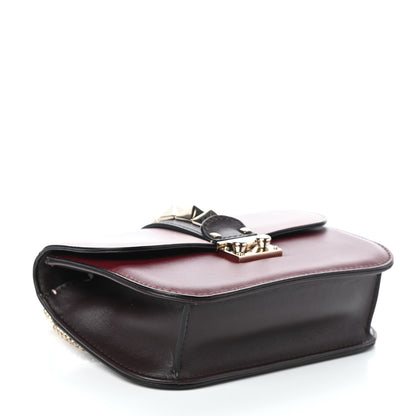 Valentino Garavani Vitello Small Glam Lock Rockstud Flap Rubin Water Rose Marine 4 of 8