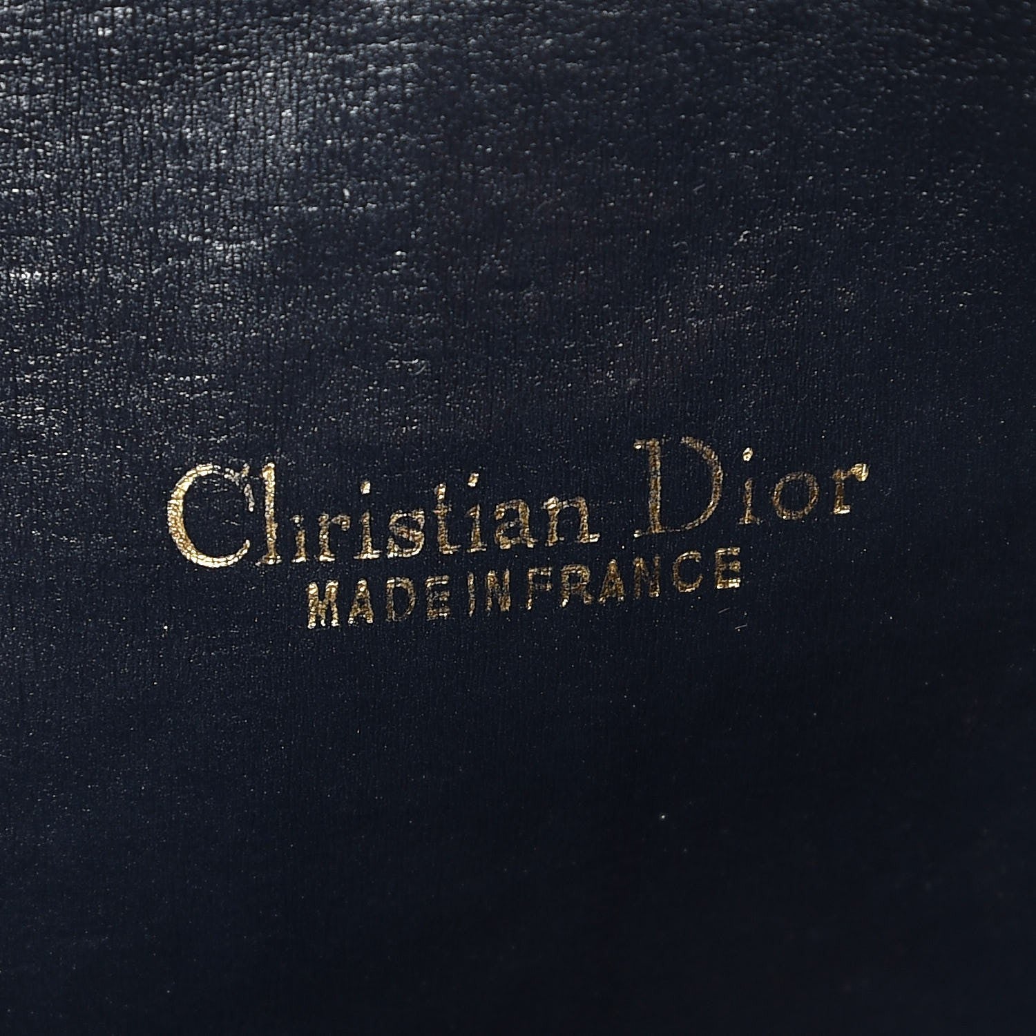 Christian Dior Monogram Shoulder Bag Navy Blue 6 of 8