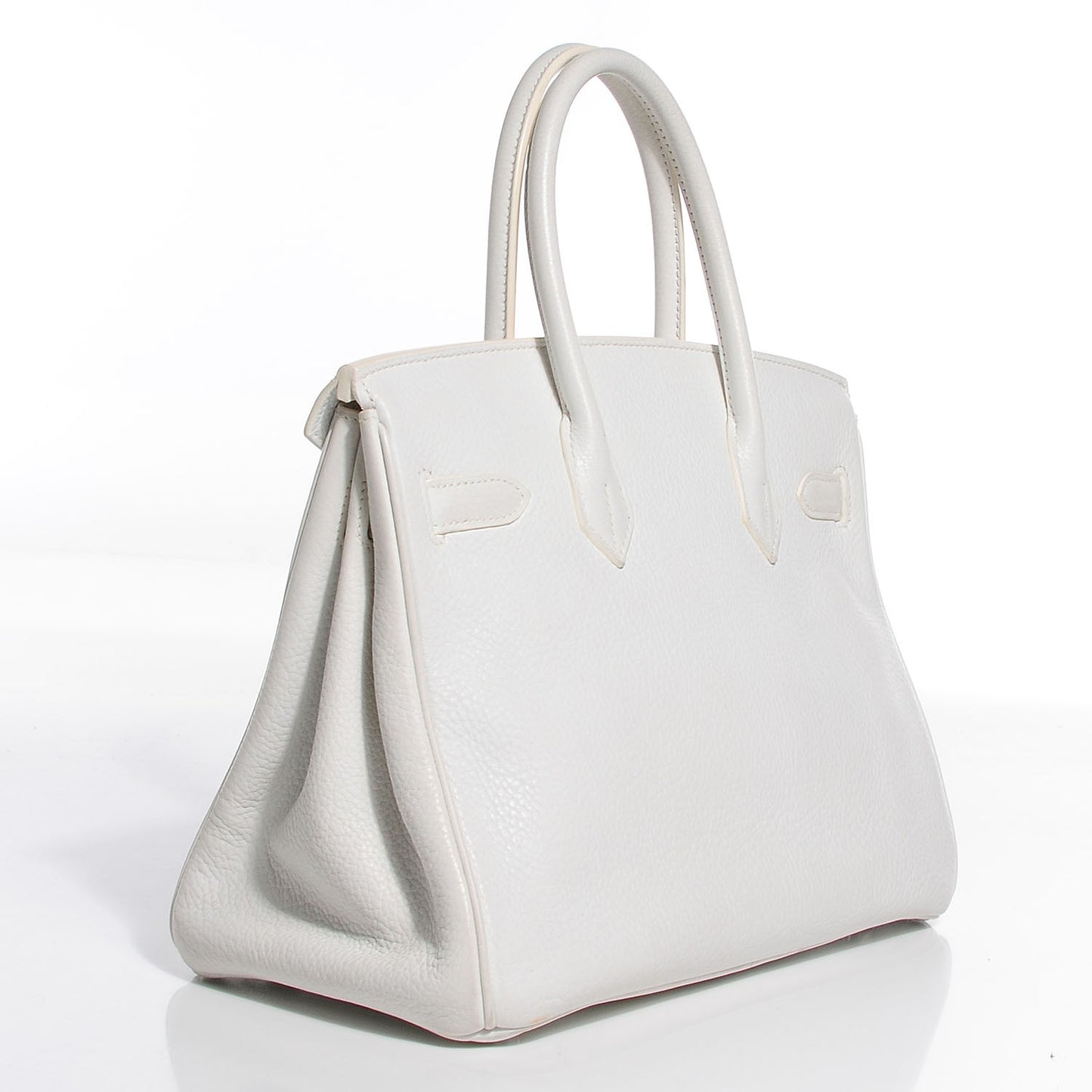 Taurillon Clemence Birkin 30 White