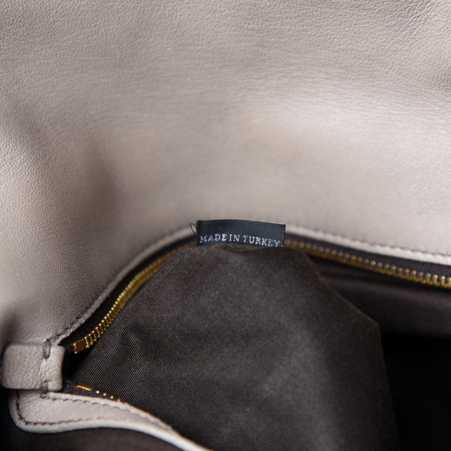 Nappa Matelasse Flap Grey