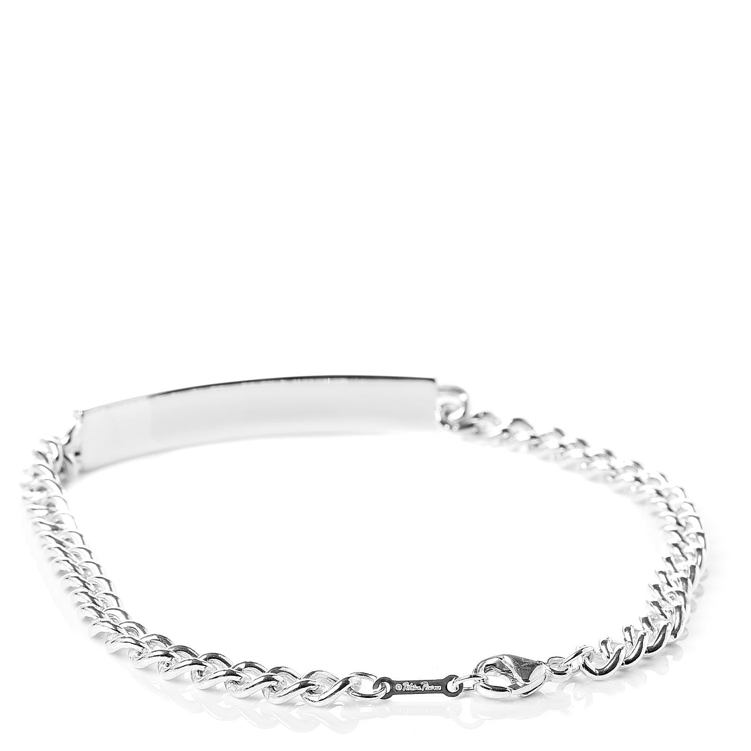 Tiffany Sterling Silver Paloma Picasso Loving Heart Bar Bracelet 3 of 5