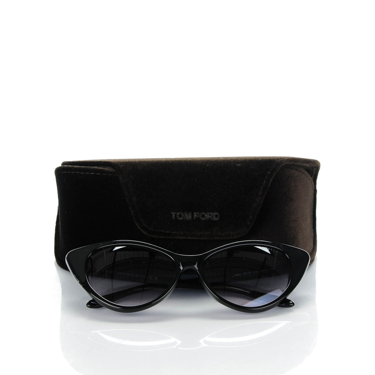 Tom Ford Nikita Cat Eye Sunglasses TF173 Black 6 of 6