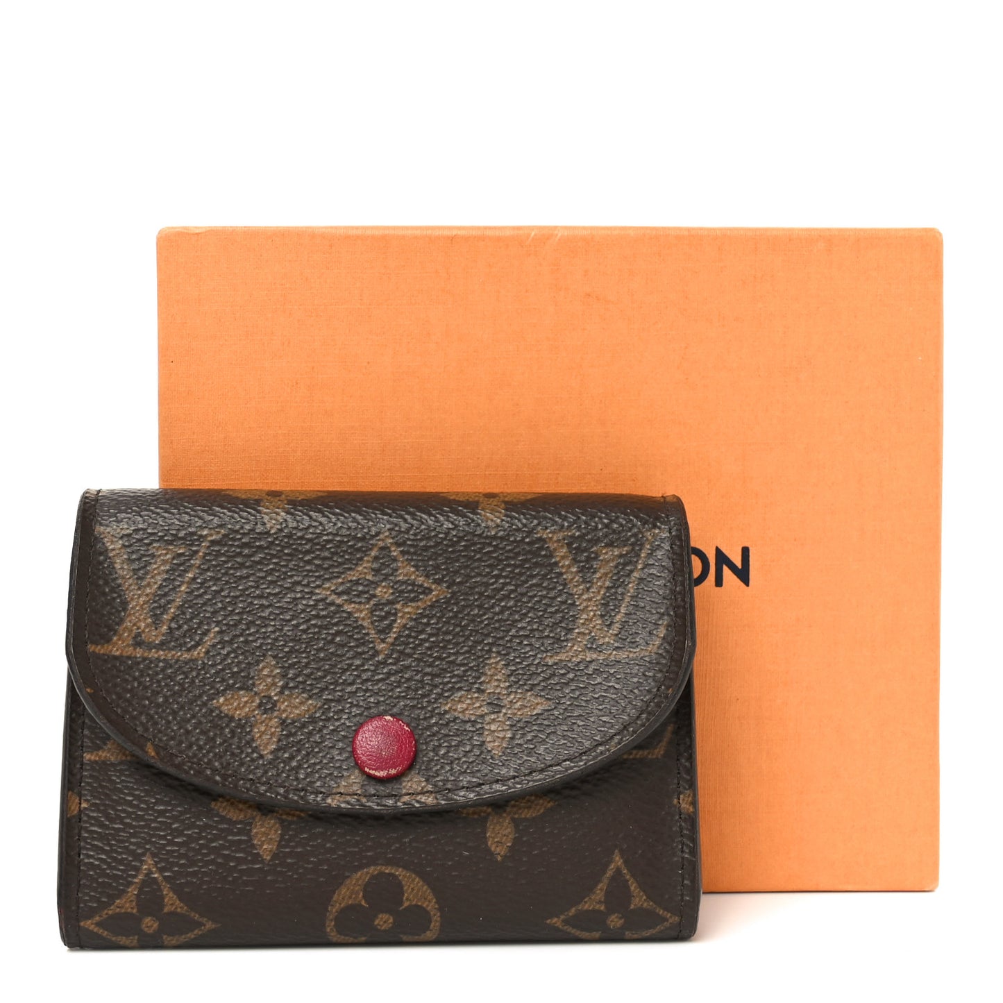 Monogram Rosalie Coin Purse Fuchsia