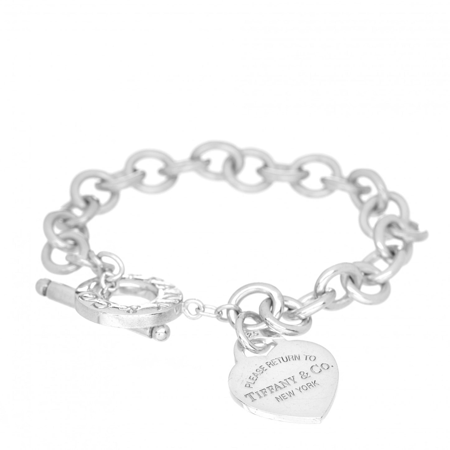 Sterling Silver Return to Tiffany Heart Tag Toggle Bracelet