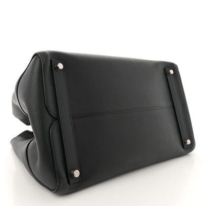 Christian Dior Supple Grained Calfskin Large Open Bar Tote Black 4 of 14