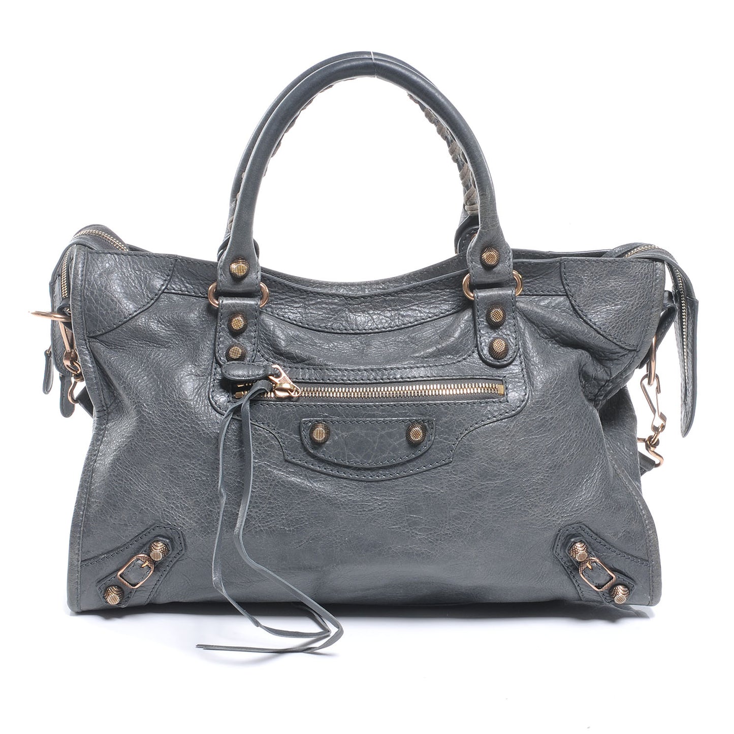 Agneau Giant 12 Rose Gold Hardware City Gris Tarmac