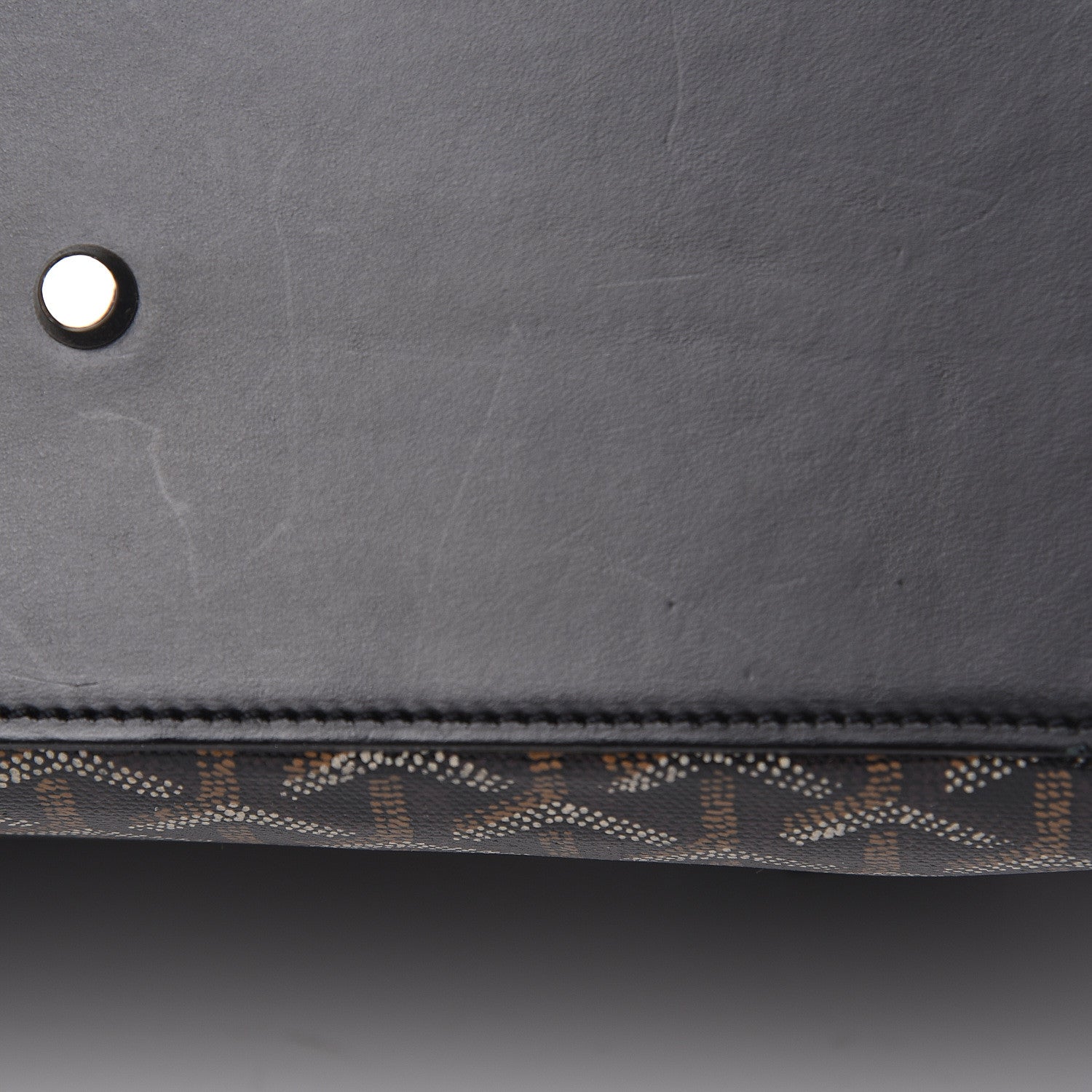 Goyard Goyardine Sac Marie Galante MM Black 10 of 16
