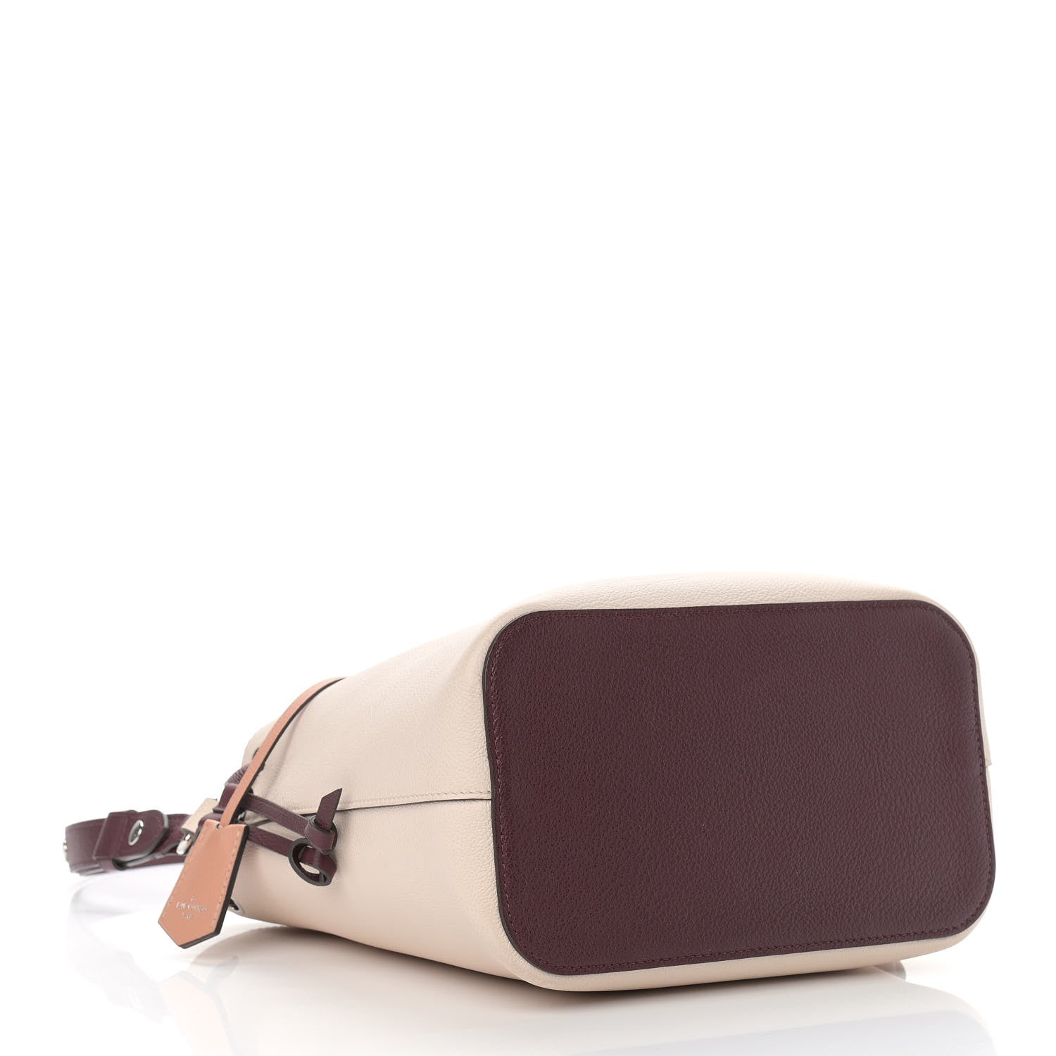 Louis Vuitton Calfskin Lockme Bucket Soie Quartz Calla 4 of 11