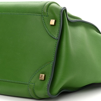 Celine Supple Calfskin Medium Phantom Luggage Green 10 of 10