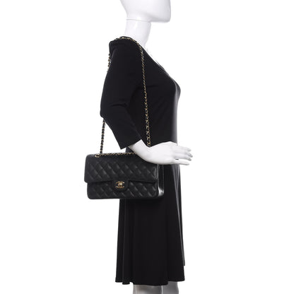 Chanel Caviar Quilted Medium Double Flap Black 2 of 11
