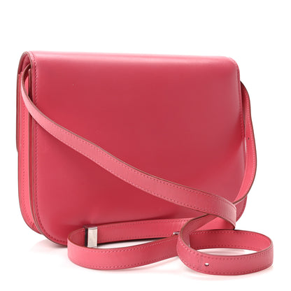 Celine Box Calfskin Medium Classic Box Flap Bag Raspberry 2 of 9