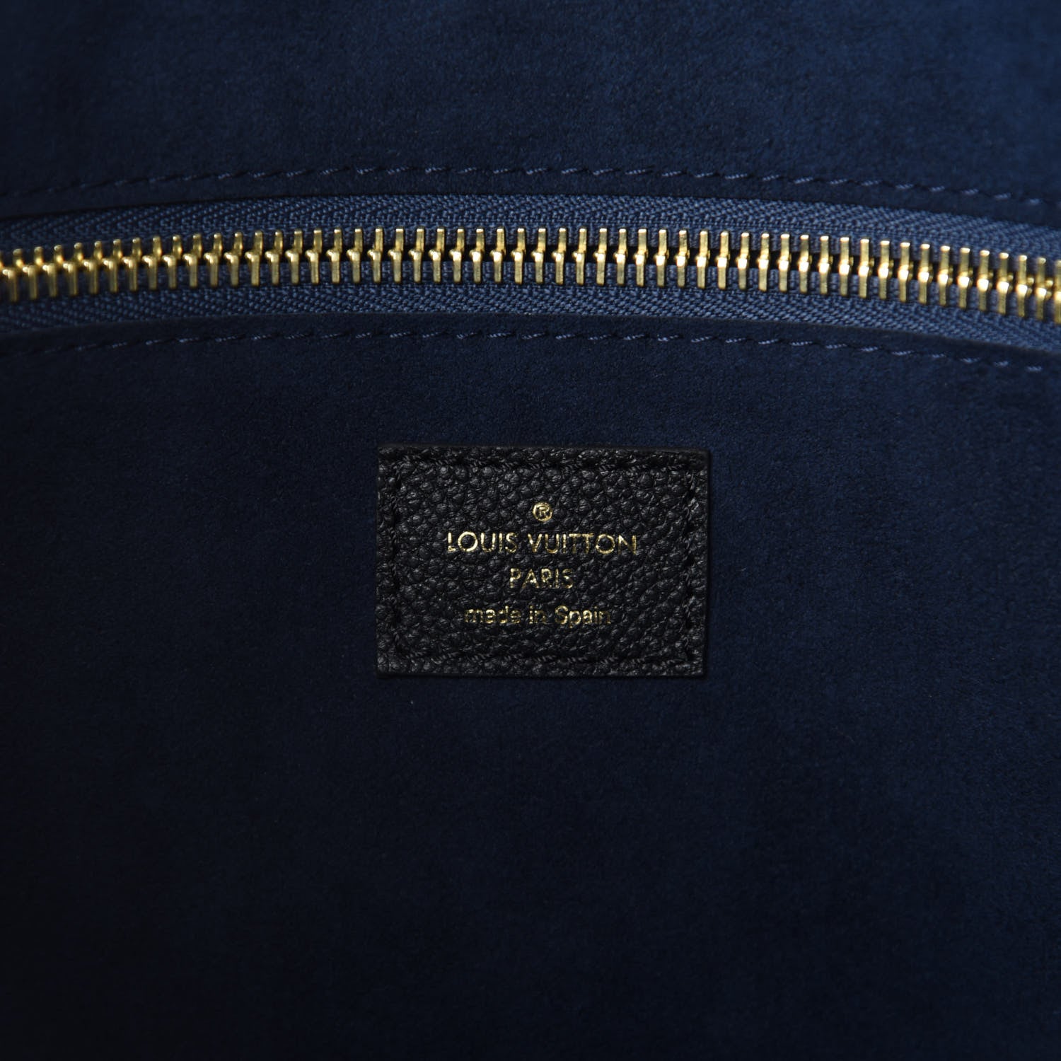 Louis Vuitton Empreinte Monogram Giant Neverfull MM Black 9 of 11