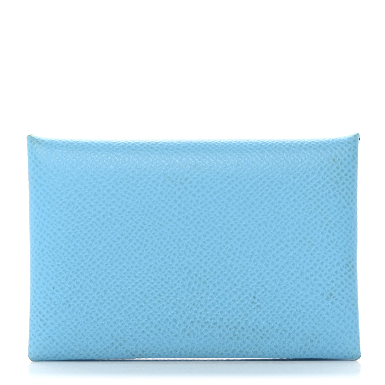 Hermes Epsom Calvi Card Case Celeste 1 of 8