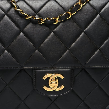 Chanel Lambskin Quilted Medium Single Flap Black 8 of 12
