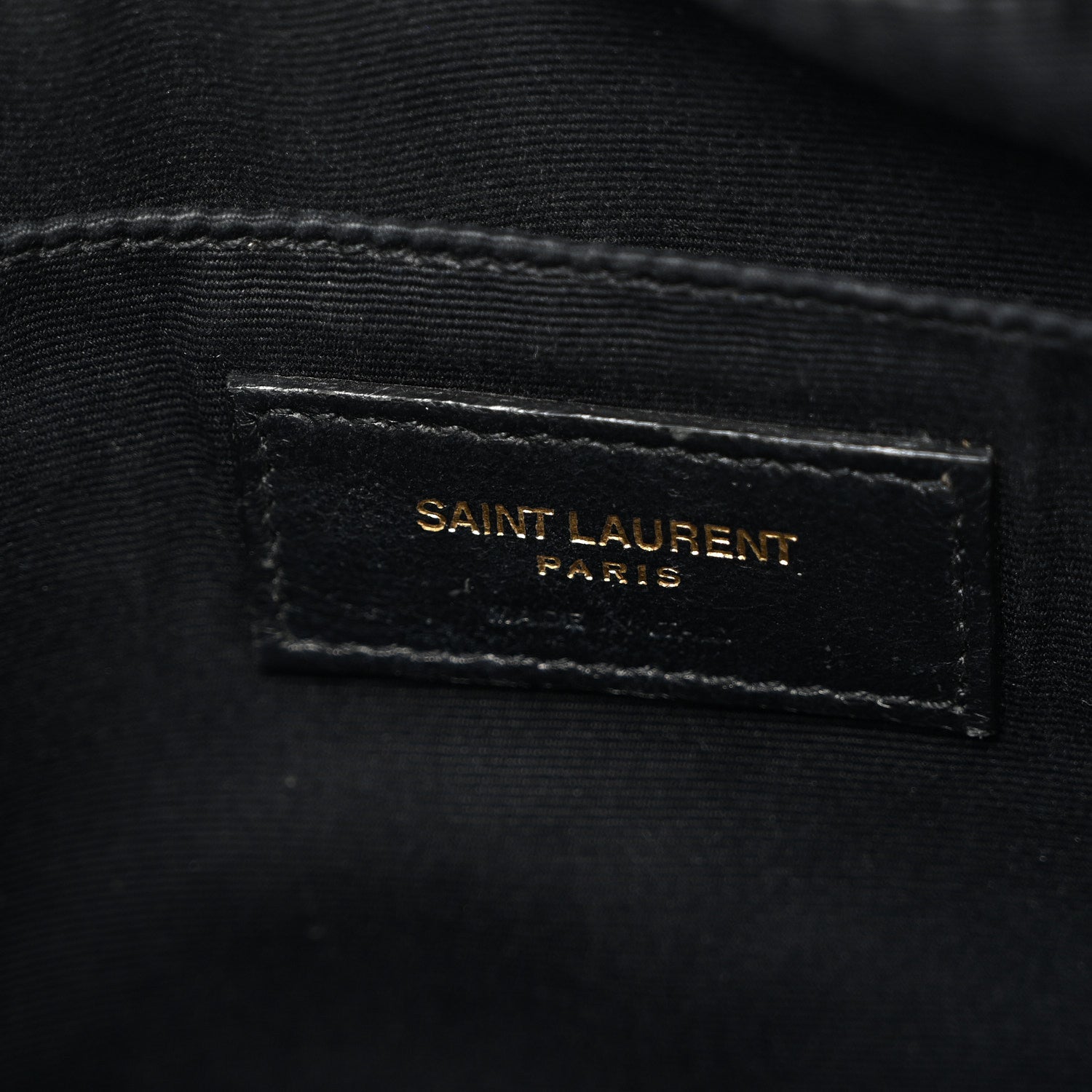 Saint Laurent Calfskin Matelasse Monogram Lou Camera Bag Black 6 of 10