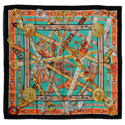 Hermes Silk Le Songe De La Licorne Scarf 90 1 of 9