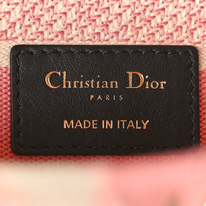 Christian Dior Canvas Medium D-Stripes Lady D-Lite Pink 6 of 8