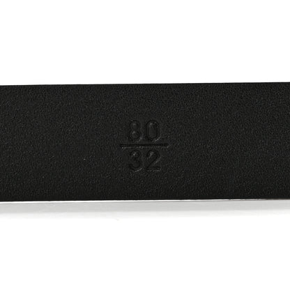 Chanel Calfskin CC Chain Logo Belt 80 32 Black 7 of 8