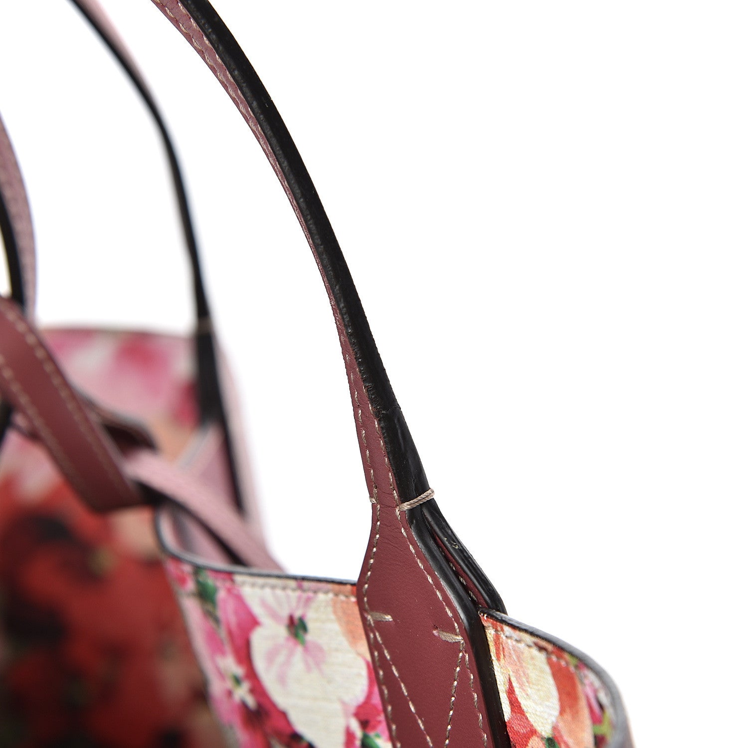 Gucci GG Supreme Monogram Blooms Medium Reversible Tote Beige Multicolor Dry Rose 19 of 20