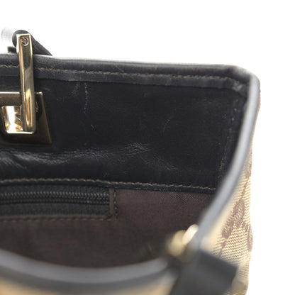 Gucci Monogram Small Bucket Tote Beige Dark Brown 12 of 12